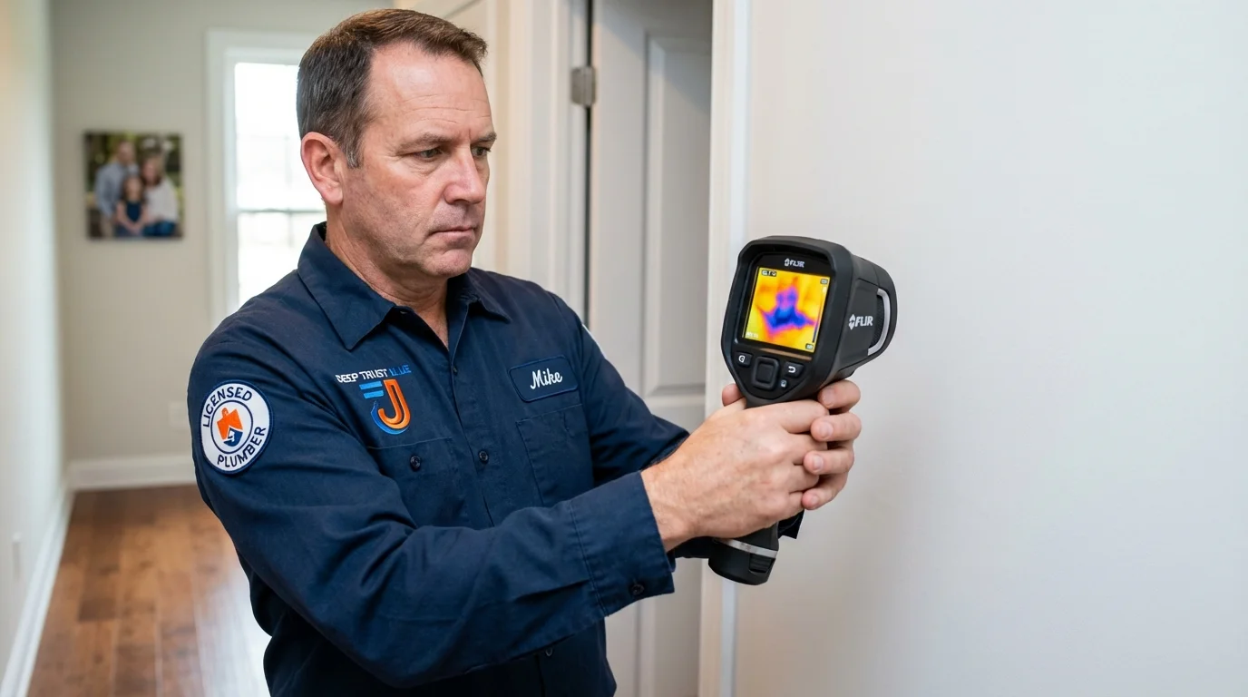 Thermal imaging leak detection by Johns Plumbing LLC in Coalville